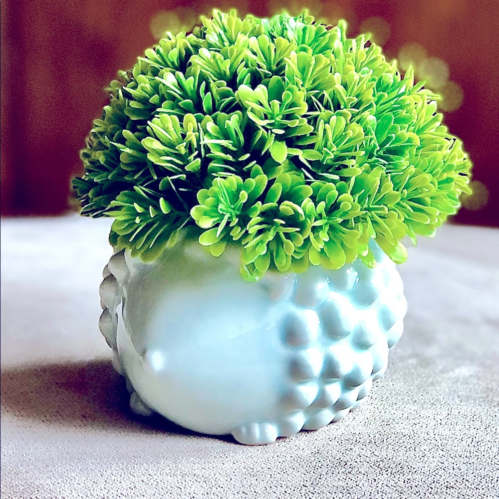 Light Blue Planter 5” Across